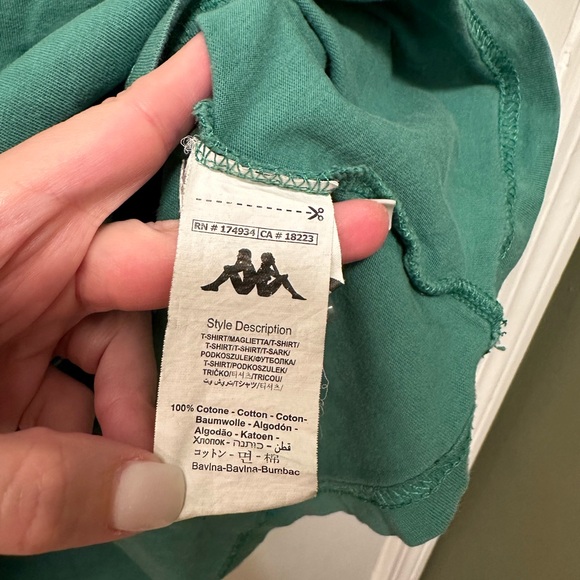 Kappa Green‎ Authentic Estessi T-Shirt - Picture 4 of 5